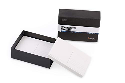 Etchr Watercolor Postcards - Cold Press - Professional Artist Grade 100% Cotton Watercolor Cards for Mixed Media - 100 Cold Press Watercolor Paper Postcards - Vegan-Friendly