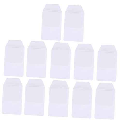 NUOBESTY 12 Piezas Titular De La Pluma De Enfermera Enfermero Material De Oficina Bolsa De La Pluma del Doctor Bolsas Reutilizable Caso Más Fresco Bolso De Mano De Polivinilo