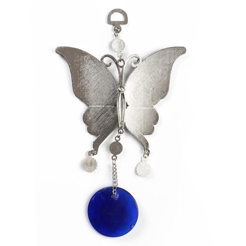 Image of BLUE BEADS Turkish Feng Shui Vastu Blue Glass Evil Eye Hanging /Door Hanging Nazar Batu for Protection and Good Luck - Perfect for Gifting Home or Office (BUT02)