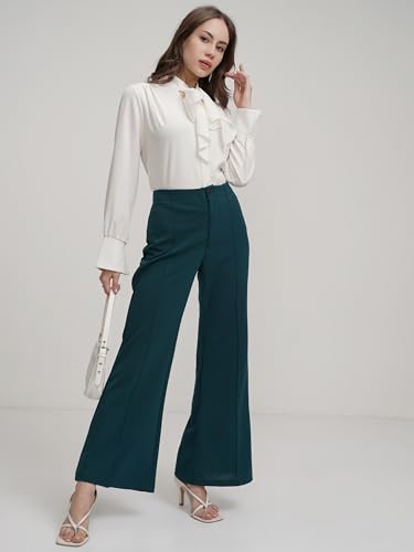 Image of Tokyo Talkies Women Flared High Rise Bootcut Trouser