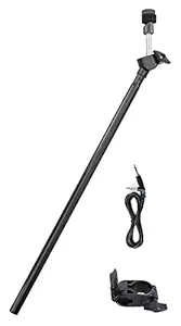 Silverline Audio Roland V-Drums 30 inch Cymbal Arm with Ball Joint, Rack Clamp 10ft Connection Cable Bundle