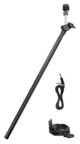 Roland V-Drums 30 Inch Cymbal Arm with Ball Joint, Rack Clamp and Silverline Audio 10ft Connection Cable Bundle