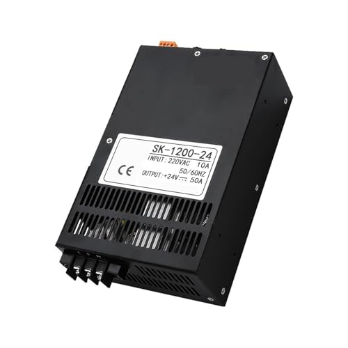 NVSFZGIYG Alimentatore Switching SK-1200 da 1200 W, 0-12 V, 15, 24, 36, 48, 60, 80, 110, 220 CA/CC, CA, Tensione Regolabile SMPS(0-48v-1200w,110V)