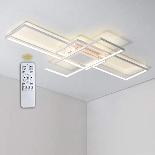 Éclairage LED de plafond 80W CCT avec télécommande pour salon