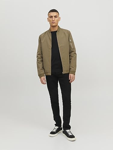 JACK & JONES Herren JJERUSH Bomber NOOS 12165203,Dusky Green,L – Ansicht 3
