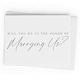 Will You Marry Us Card. Will You Do Us The Honor of Marrying Us. Officiant Proposal Card.