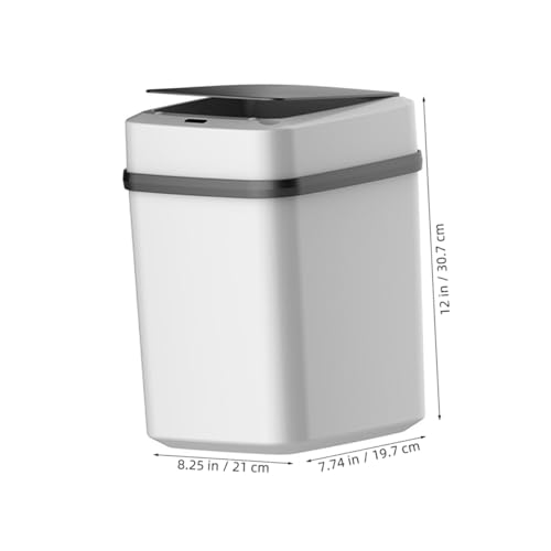 Caneca de basura automática con sensor y tapa silenciosa miniatura 2