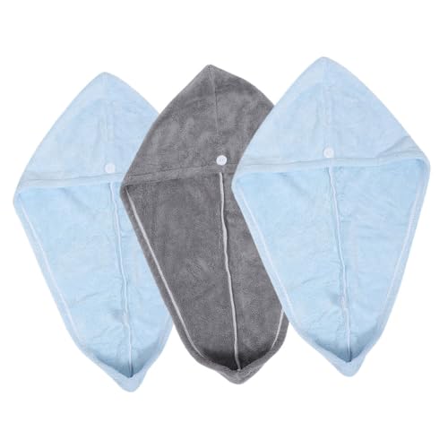 Balacoo 9 Peças Gorro De Cabelo Seco Envoltório De Cabelo De Secagem Toalha De Banho Confortável Tur