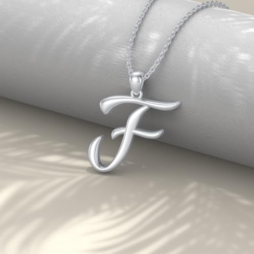Initial Necklaces 26 Capital Letter Necklaces S925 Sterling Silver Letter Pendant Initial Necklace for Women3