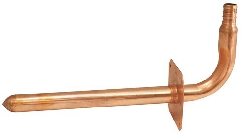 Conbraco APXSTUB8WE Stubout PEX Fitting, 1.3cm x 20cm , Barb, Copper