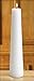Will & Baumer Plain White Conical Candle (14