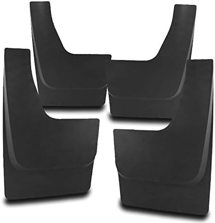 Mud Flaps Splash Guards Mudguard Black 4pcs Front+Rear Compatible with 2010-2014 Ford F-150 SVT Raptor