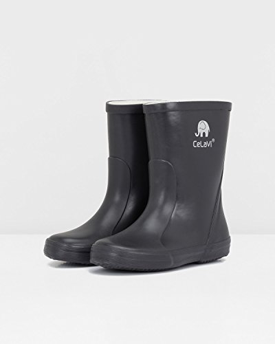 CeLaVi Basic Wellies, Barca da Pioggia, Nero, 21