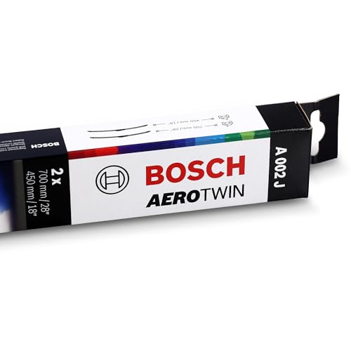 Image of BOSCH 339711000B AeroTwin Wiper Blade Combo Pack - Set of 2 (28 inch & 18 inch) | Driver and Passenger Side Original Equipment Replacement Blades