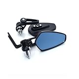 Motocicleta Espejo Retrovisor Espejos De Manillar De Motocicleta Espejo Retrovisor Lateral con Mango De Barra para 750 Dark 1000 Componente para Monster M900 900 S