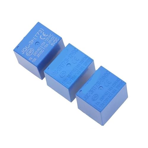 Relé JQC-3F T73-24V de 5 pines para solucionar fallos de encendido en maquinaria industrial