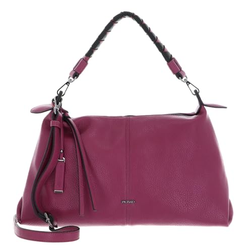 Bolso de hombro Picard Grace tipo bandolera en color fucsia arándano