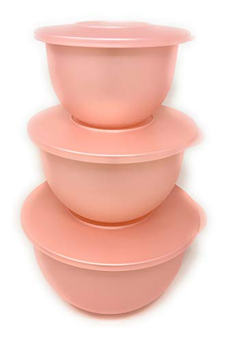 Tupperware Impressions Classic Bowl Set Spring Color NEW