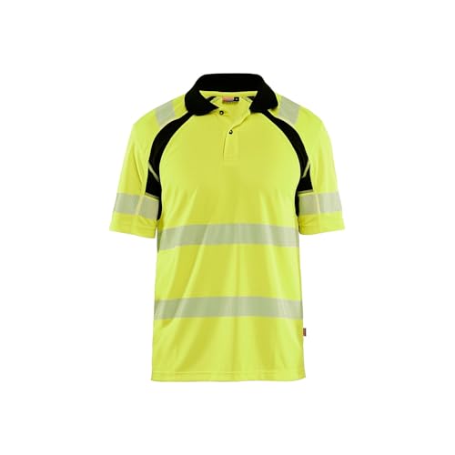 Polo alta visibilidad Blaklader para obras exteriores y logística en color amarillo XXXL