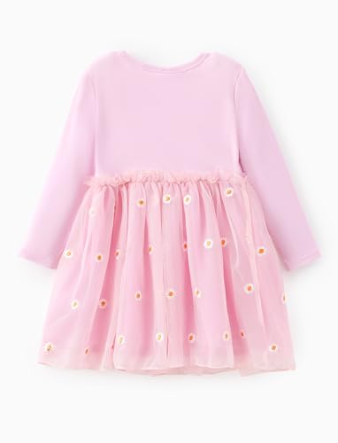 Image of Disney Princess Frozen Elsa Minnie Stitch Toddler Girl Tulle Tutu Dress Ruffle Sleeve Mesh Summer Birthday Party Clothes 2-9Y