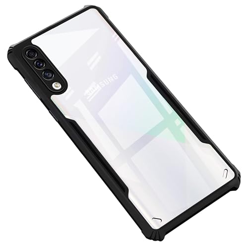 Image of Zapcase Back Case Cover for Samsung A30s / Samsung A50 / Samsung A50s | Compatible for Samsung A30s / Samsung A50 / Samsung A50s Back Case Cover | (TPU + PC | Matte Black)