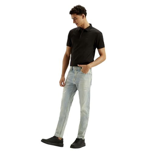 Image of Levi's Men's 512 Slim Tapered Fit Light-Blue Jeans