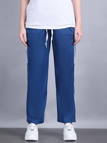 Image of Mack Jonney Striped | Relaxed Fit | Polyster Lycra Trackpant for Women-M01