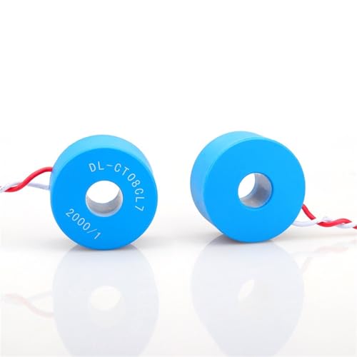 Mini sensor de corriente CA tipo anillo DL-CT08CL7 con relación 2000/1 para lectura exacta 80A