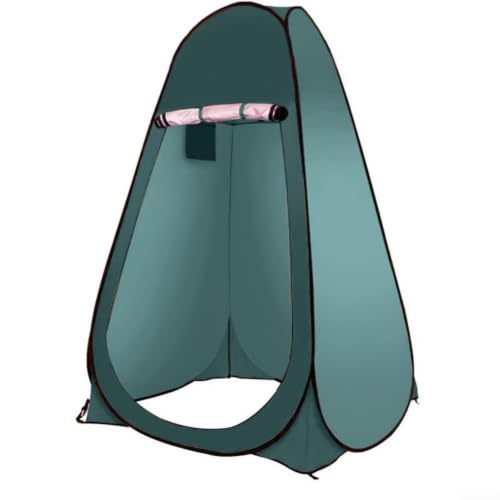 Silver Coated Camping Tent 150cm UV Protection Fabric(green single)