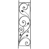 IAM DESIGN Zierelement 1000x275mm aus geschmiedetem Eisen passend zu Schmiedeeisen Treppengeländer