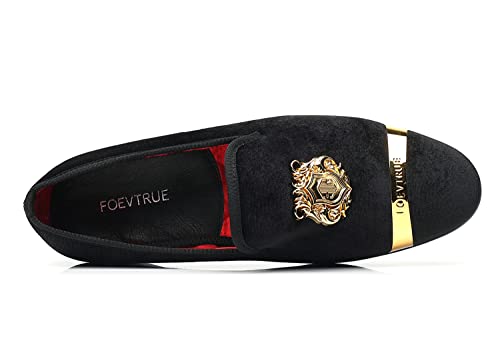 Image of Men's Dress Loafers Velvet Party Wedding Shoes