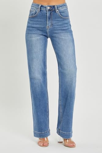 SALT TREE Risen Jeans - High Rise Straight Jeans - RDP54444