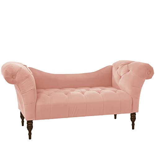 Image of Button Tufted Chaise Settee Sofa (ASHROSE)