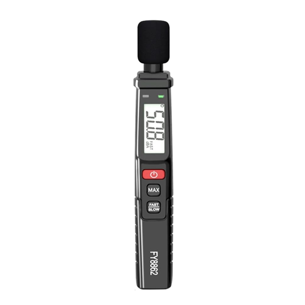 Littimoon Audio Measuring Instrument Digital Noise Meter Handheld Sound Level Db Meter A-Weighted 30-130Db Decibel Monitor
