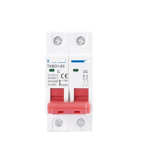 Disjoncteur solaire 2P DC 1000V 40A interrupteur batterie photovoltaïque