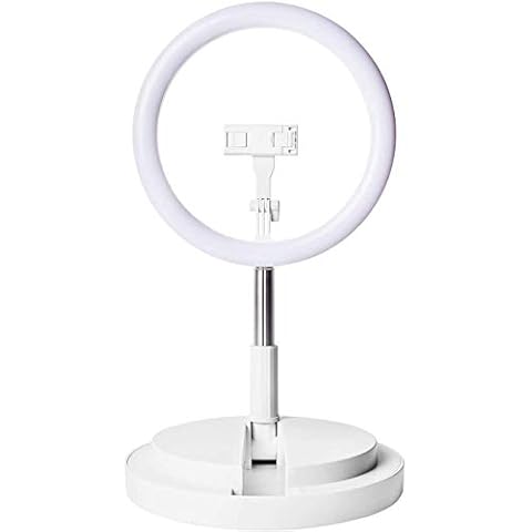 LITTIL Superstar Slim - 11in Foldable Ring Light with Stand and Phone Holder | Portable for Easy Transport | 3 Adjustable Light Modes | Perfect for Videos, Stories, TikTok Cover