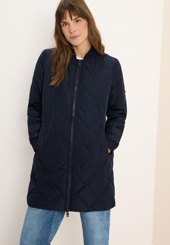 Blouson long matelassé pour femme de mi-saison confortable