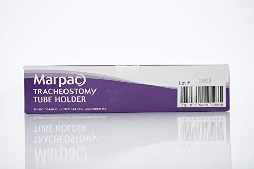 Marpac 204D Tracheostomy Tube Holder, Adult Size, Fits Up To 19" Neck, 2-Piece Design (10 Pack) #TOP2