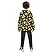 KEIGE Cheese Boys Fleece Coat,Children's Zip-Up Hoodie Jacket,Baby Warm Fashion Outerwear 9-10T,A111354
