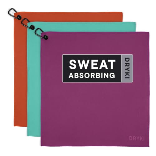 Image of Pocket-Sized Sweat Towels - Original Sweat Absorbing Handkerchiefs | Quick-Dry Microfiber Sweat Rags for Face, Hands, & Body - Men & Women - Gym, Sports, Work