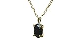Onyx Negro Collar Ovalado - Colgante de Piedra Preciosa para Bodas, Cumpleaños, Uso Diario - Hecho a Mano Dainty Joyería para Mujer - con Caja