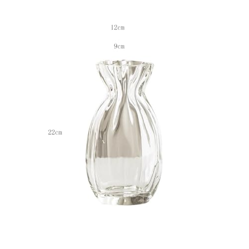 Vase en verre moderne pour fleurs et centre de table de mariage