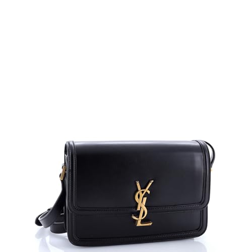 Saint Laurent, Pre-Loved Solferino Bag Leather Medium, Black2