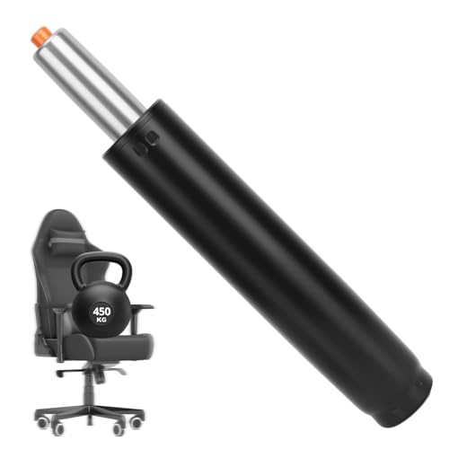 QWORK® Gasdruckfeder Bürostühle, 31-45 cm Edelstahl-Ersatz-Gasdruckfeder, 360°-Drehung Gasdruckfeder, für Büro-Liftsessel