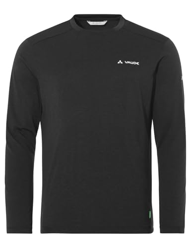VAUDE Men's Sveit LS T-Shirt II, Funktions-Langarmshirt, Black/White, L