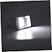 Mikikit 4pcs Magnetic Wardrobe Lamp Emergency Light for Home Use Cordless Led Wall Light Simple Design Practical Lighting Tool for Hallway and Closet White