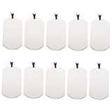 AUTSUPPL 10 piezas Colgantes de Acero de Titanio para Hombre de Adornos Delicados para Llavero Decoraciones Resistentes y Fáciles de Usar Perfectos para Mochila y Coche