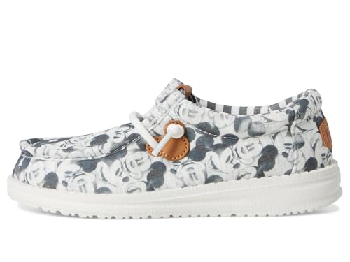 HEYDUDE Boy's Wally Mickey Mouse Print (Toddler) Slip-On4