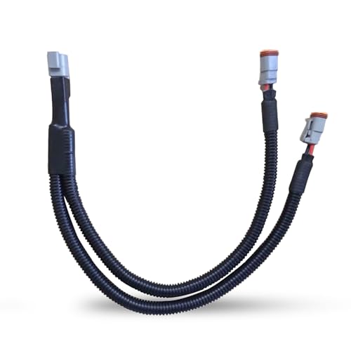 Black Oak LED Connect Cable for Multi-Light Setup - Control Multiple Lights with One Switch, Ideal for Upgrades (2-Piece)