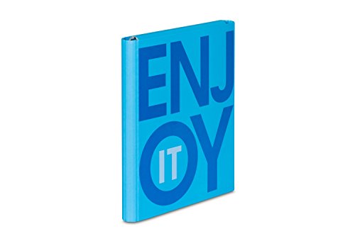 Preisvergleich Produktbild Dokumentenmappe "ENJOY IT" / Heftbox / A4 / Farbe: blau